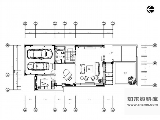 施工图原创现代风格两层别墅样板房室内装修施工图含高清效果图推荐！