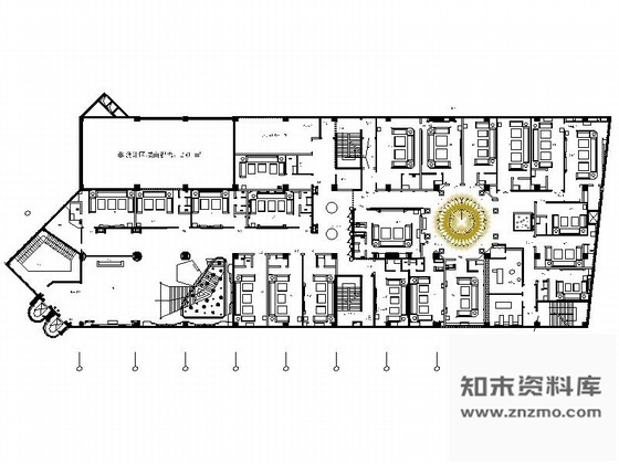 施工图福建某豪华KTV包厢室内装修施工图含效果