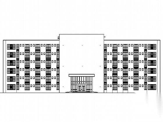[临颍县]某人民医院新区病房楼建筑施工套图