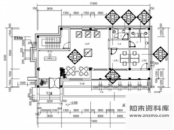 施工图三亚原创简欧售楼处室内CAD装修图含效果