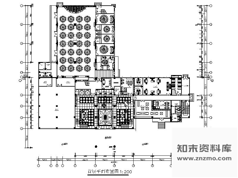 施工图现代风某星级酒店室内装修图含效果