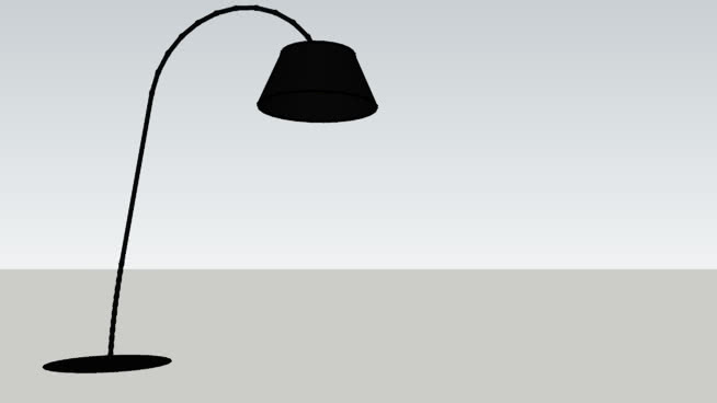Floorlamp Black 1 台灯