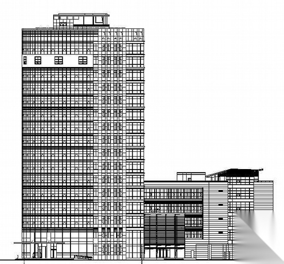 [金山区]某档案馆建筑施工图
