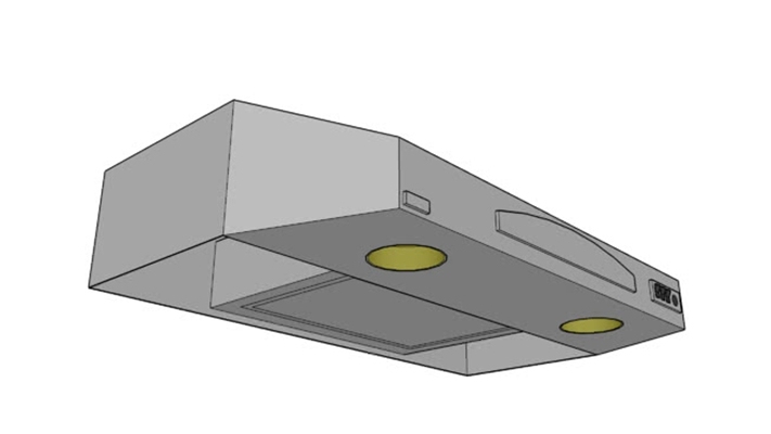 油烟机 草图大师模型