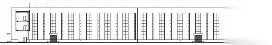 某大型工业园区建筑群建筑施工图（包括4栋厂房及一个职...