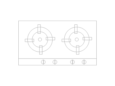 开关插座 现代家具图块别墅家具图块施工图