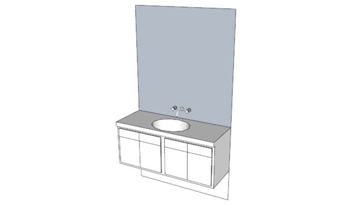 洗手台 草图大师模型