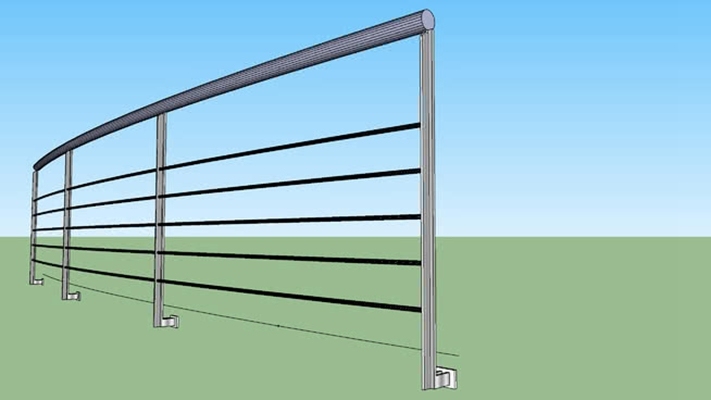 栅栏 草图大师模型