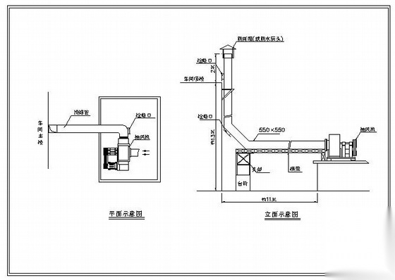 某柴油溶铝炉废气处理工程设备安装图