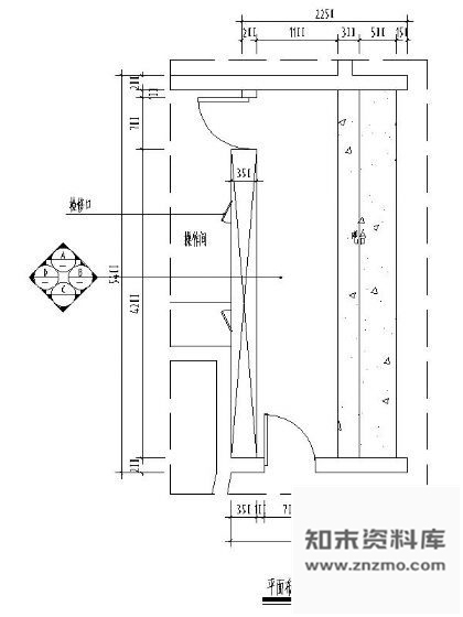 图块/节点某吧台详图 节点