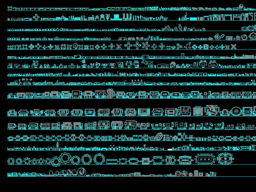 收集最全室内cad素材大全  下到就赚到