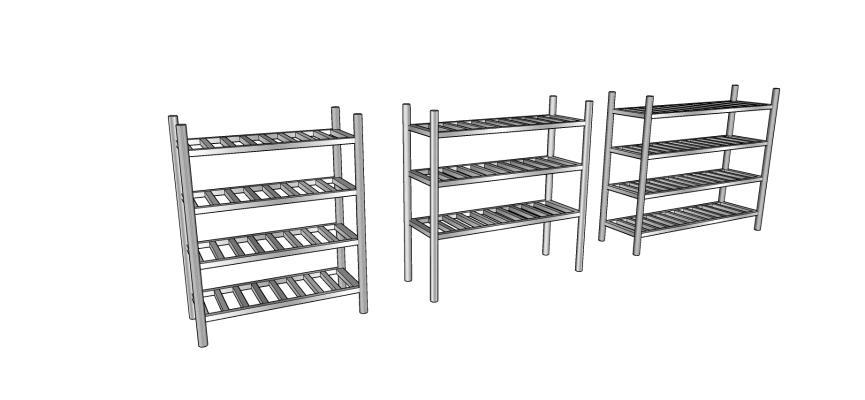 现代花格储物架 商用厨具