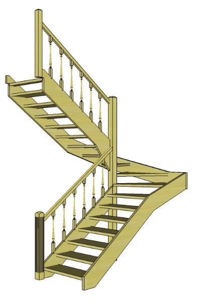 室内扶手楼梯