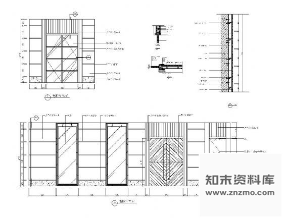 图块/节点电梯厅装修详图Ⅰ