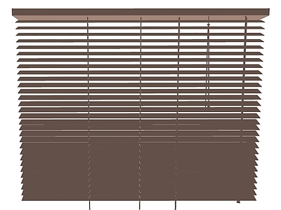 现代棕色百叶帘 百叶帘