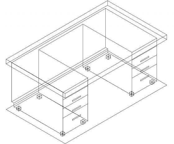 办公家具CAD模型12