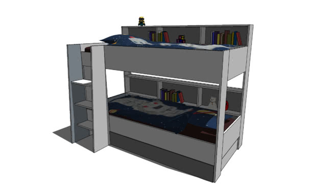 Children's bunk bed 床 柜子 其他 搁层 婴儿床