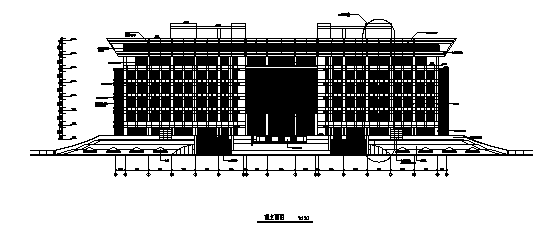 [上海]某大学图书馆建筑施工图（含结构图纸）