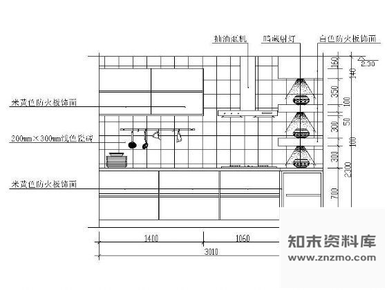 图块/节点厨房立面图Ⅵ