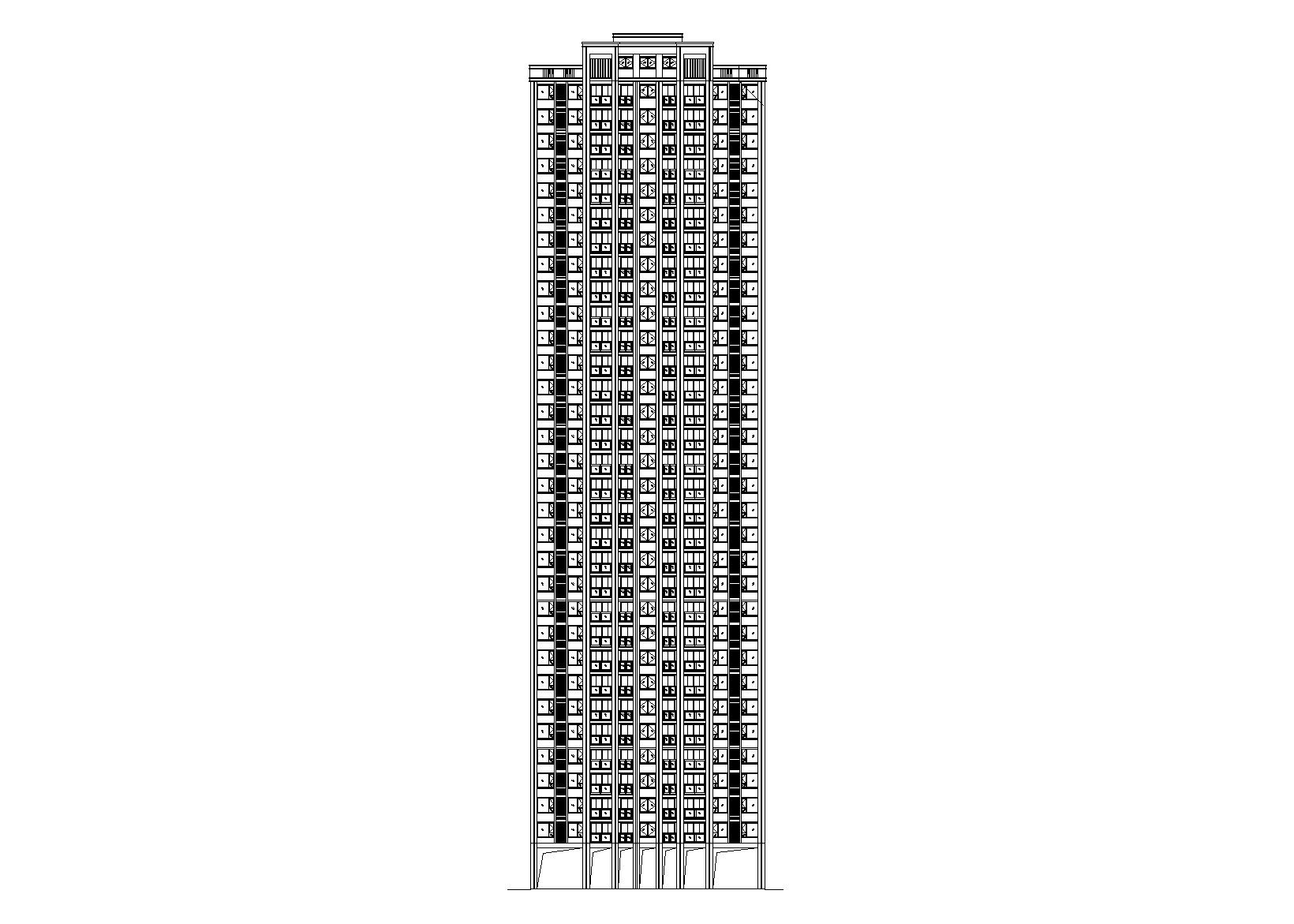 大型高层住宅及商业公建配套建筑施工图