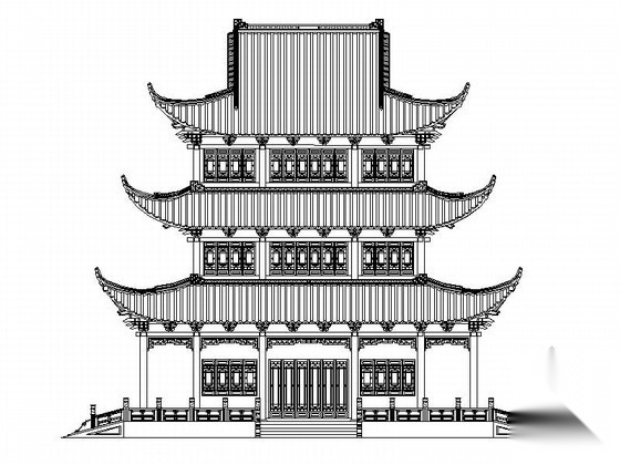 古建 文昌阁建筑施工图
