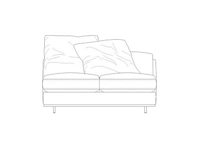 沙发 图块意大利家具家具图块