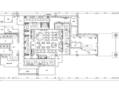四川成都weclub酒吧装饰施工图+效果图