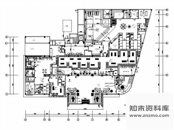 施工图豪华休闲会所装修图