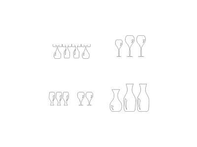 平立面图图块平面图块 酒杯
