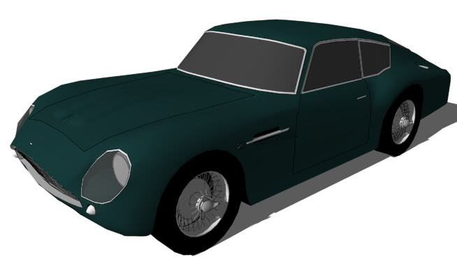 1961年，阿斯顿马丁db4 zagato 跑车 汽车 汽车轮 敞篷车 小型皮卡