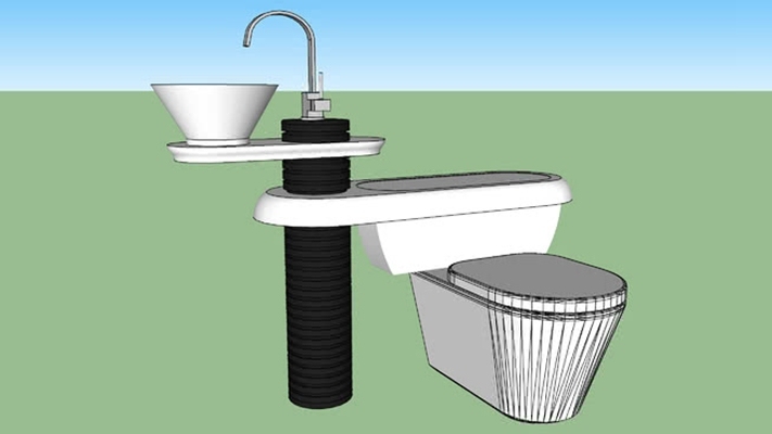 马桶 草图大师模型