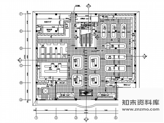 施工图深圳布吉某大型商场室内装修施工图