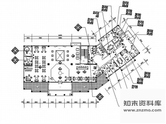 施工图江苏西班牙特色田园木质售楼处室内施工图含效果图