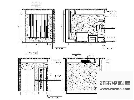 图块/节点保姆房立面设计图