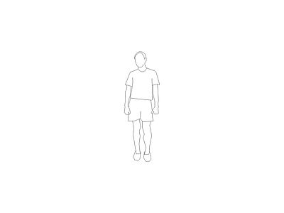 人物 人物平面立面素材