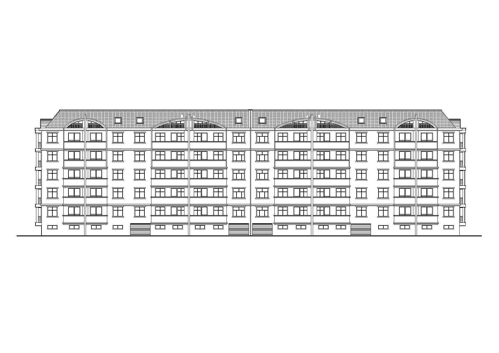 [山东]泰安灌庄社区8号回迁多层住宅楼建筑施工图