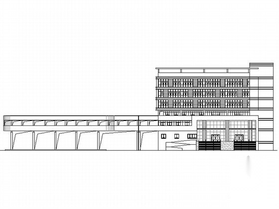 [佛山]某大型客运站七层综合楼建筑施工图