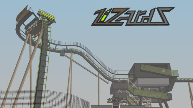 Lizardz杯垫 游乐场 室外 工地 起重机