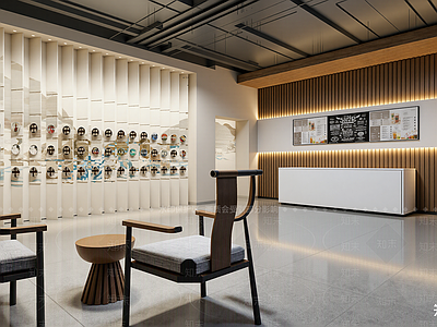 现代奶茶店
