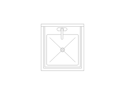 卫浴设施 厨房厨具图块图块灶具图块灶具立面图块
