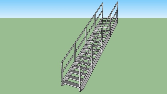 Industrial Stairs - ISO119-36 无线电望远镜 其他 起重机 尺子 风车