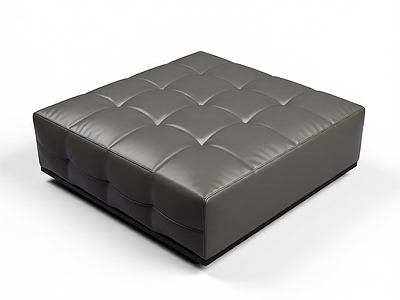 皮革质感方形坐垫