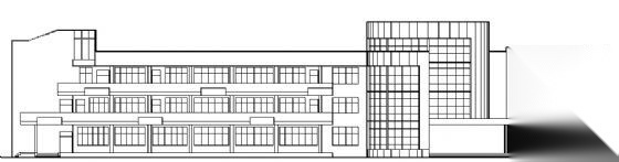 某三层多功能楼建筑方案图