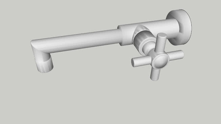 水龙头 草图大师模型