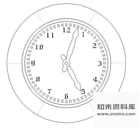 图块/节点台钟