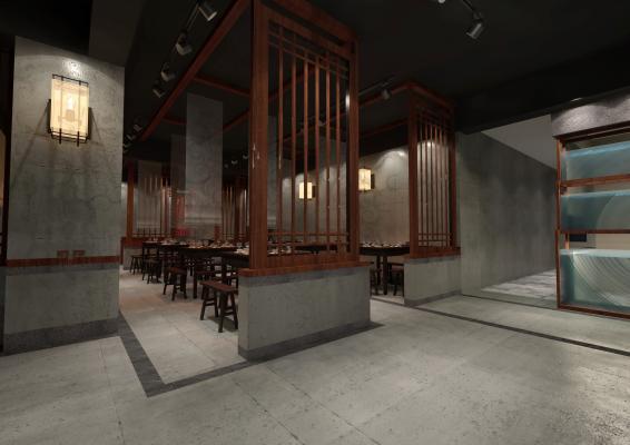 中式餐厅 图书馆