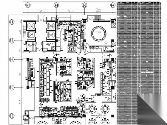 [西安]著名全球连锁奢华欧式酒店厨房装修施工图