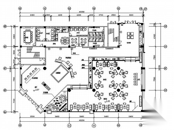 [广东]某高档精品售楼部室内施工图（含效果）