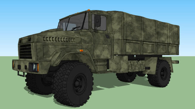 KRAZ-523 3Be 半履带 吉普车