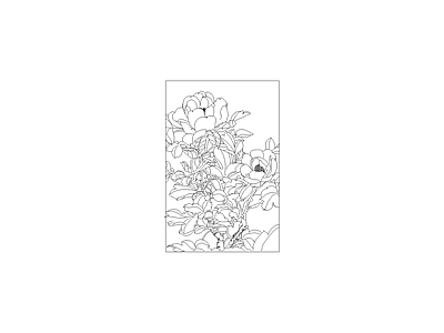 花 设计师工装设计必备平面图块